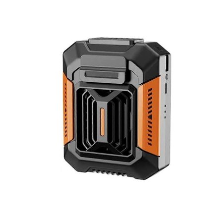 Hengende midjevifte USB Oppladbar Mini Bærbar Vifte for Utendørs Camping Fotturer Klatring Løping Sp