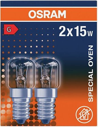 OSRAM Lyspære for stekeovn E14 2stk