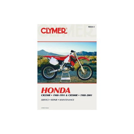 Honda CR250R (1988-1991) & CR500R (1988-2001) Motorcycle Service Repair Manual (häftad, eng)