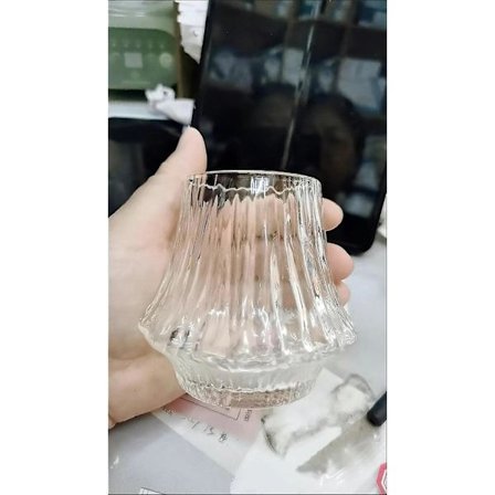 Mount Fuji Ölglas 220ml Transparent Bergform Whiskey Cocktails Underhållning Servis Glas Värmebeständigt Glas