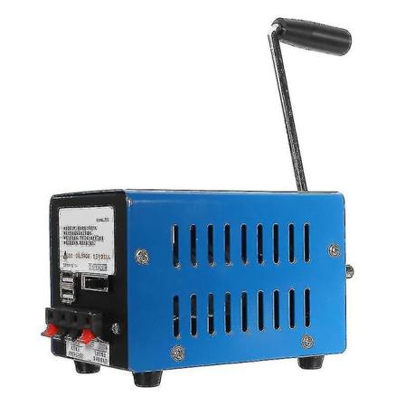 Høy effekt dynamo lader bærbar nød håndkraft hånd sveiv usb lading nød overlevelse hånd sveiv generator