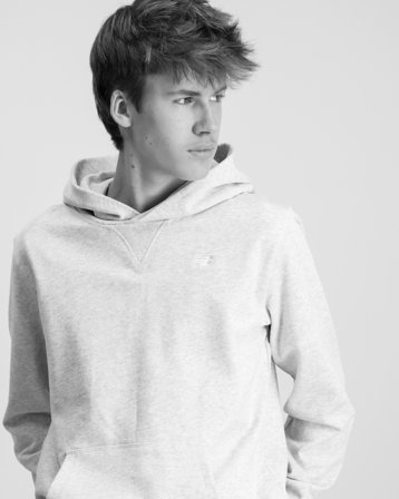 New Balance New Balance French Terry Small Logo Hoodie Harmaa Hupparit/Hoodie Pojat - Kids Brand Store