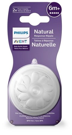 Avent Tettarella Natural Response Flusso 5 6 Mesi+ 2 Pezzi