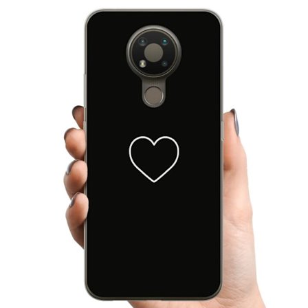 Kompatibelt Mobilskal till Nokia Nokia 3.4 Hjärta