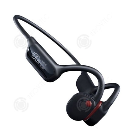 Knogkorsnäckor - INNOVTEC - IPX8 svart bluetooth 5.3 - vattentålig med 32GB minne trådlösa bluetooth hörlurar