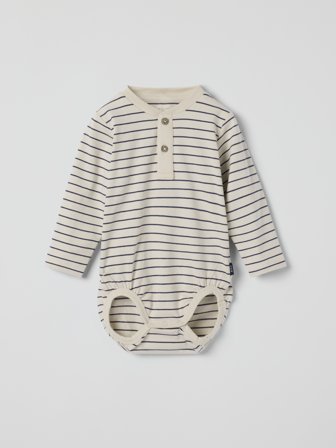 Polarn O. Pyret Body randig - 62 - barnkläder - white