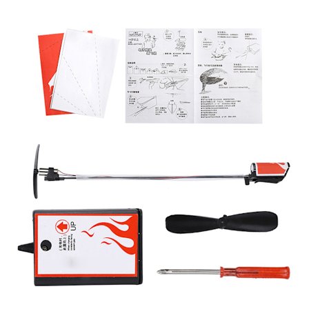 Børnemotor Elektrisk Papirfly Innovativt Foldbar DIY Flyvemodel Legetøj til Udvikling af Hjerneintelligens Elektrisk Motor