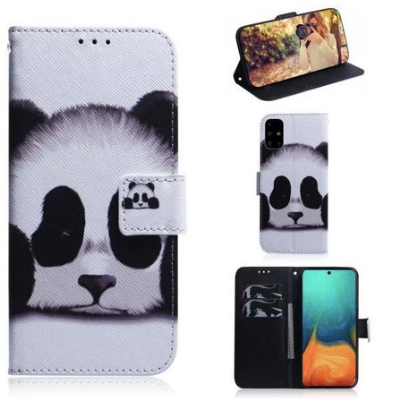Lompakkokotelo Samsung Galaxy A51 - Panda