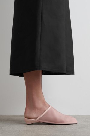 COS Women's Mules In Rete Trasparente in Blu