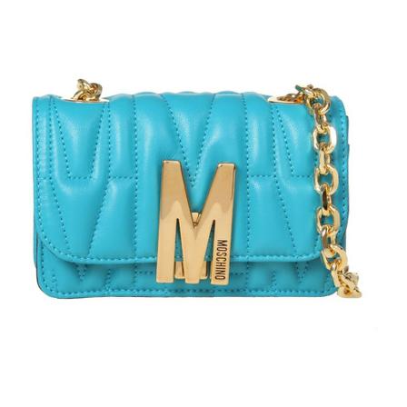 Moschino Shoulder Tass , Blauw , Dames , Maat: ONE Size