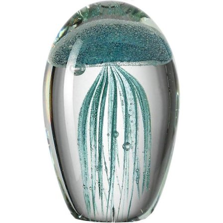 Turkis Vandmand Skulptur - Unik Dekorativ Genstand