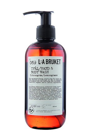 L:A BRUKET 069 Hand & Body Wash Lemongrass 240 ml, Skincare, Håndpleje, Håndsæbe