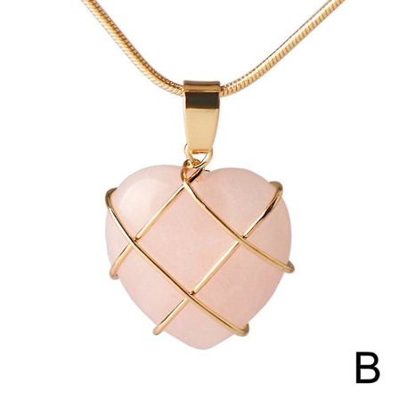 Barbiestyle Hjärtformad Halsband för Kvinnor Enkelt Super Sött Flickhalsband Present(B)