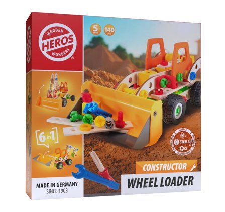 Byggkonstruktion Lastare 140 delar - Lyreco - Skola och förskola - Lekmaterial - Bygglek, konstruktion och mosaik