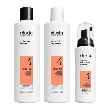 Nioxin System 4 Loyalty Kit for Colored Thinning Hair 700 ml, Hår, Shampoo & Hårpleje, Hårolie & Serum