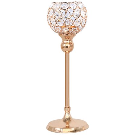 Kristallljusstakar pelare bord mittpunkt för bröllopsmiddagsdekor