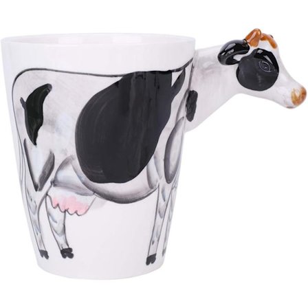 Stor Kaffe Mugg 3D Söt Morgon Kaffe Vatten Mugg Kreativ Keramisk Kontorsmugg med Djur