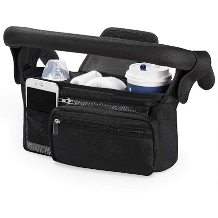 Oppbevaringsveske for barnevogn - Med isolert koppholder - 1 stk