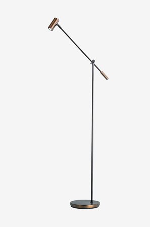 Belid - Golvlampa Cato höjd 100-143cm dimbar - Brun - Golvlampor - Från Homeroom