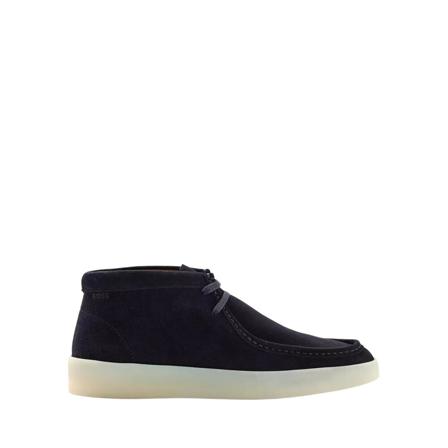Boss Flats , Blauw , Heren , Maat: 45 EU Nette schoenen