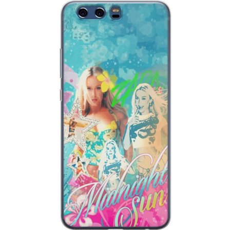 Kompatibelt Mobildeksel til Huawei P10 Eventyrverden med Steve, Creeper og dyr i fargerik blokkgrafikk