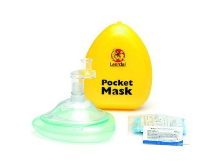 LAERDAL Pocketmask m ventil/filter set - Lyreco - Skyddsutrustning - Första Hjälpen - Andningsmasker