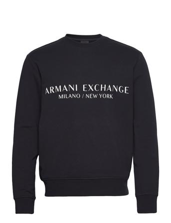 Sweatshirts Sweatshirt Trøje Blå Armani Exchange