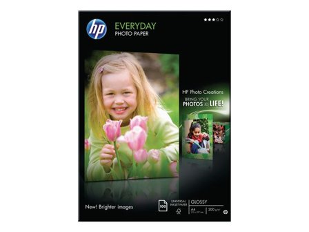HP Fotopapper Q2510A A4 200g 100/fp - Lyreco - Kontorspapper - Foto-papper - A4 fotopapper