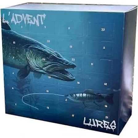 LADVENTLURES 2024, Fiske Adventskalender, Fiskedrag Julklappar-FQ-