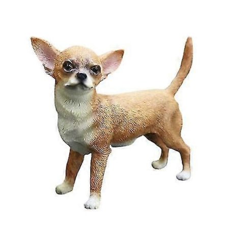 Chihuahua Svart och Tan Hund Prydnad Figur Presentförpackad