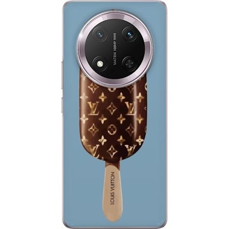 Yhteensopiva Puhelinkuori Honor Honor Magic7 Lite Ylellinen jäätelöbaari suklaanruskealla värillä ja ylellisellä ja leikkisällä suunnittelulla