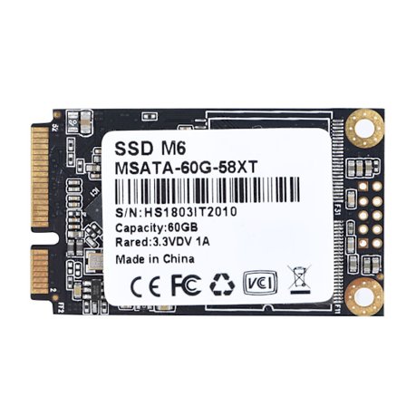 60G SSD MSATA Mobil hårddisk för bärbar dator stationär PC
