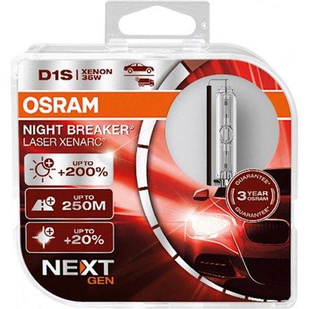 Osram D1S 35W 4300k +200% NIGHT BREAKER NEXT GEN 2-pack