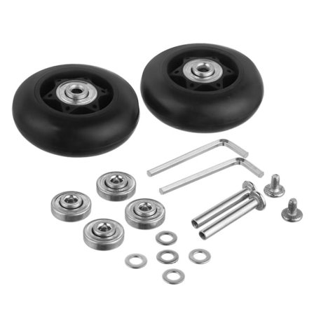 2 kpl Vaihtopyörät Matkatavaroiden pyörät 12 12