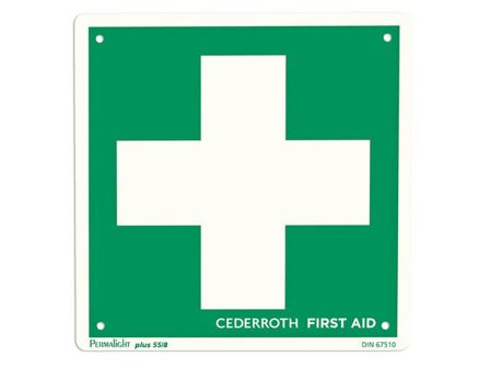 CEDERROTH Första Hjälpen-skylt - Lyreco - Skyddsutrustning - Första Hjälpen - Stationer och tavlor