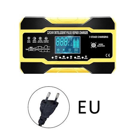 LCD-skjerm Batterilader Intelligent Pulse Repair Batterilader Batterilader Blybatterilader Syrebatterilader Pulse Repair Yello