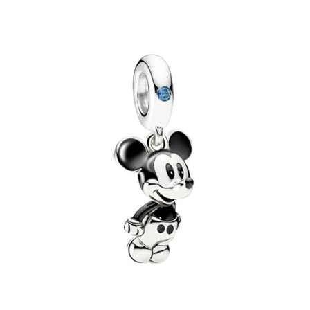 Speltema 925 sterlingsølv & natlampe hjerte & magisk blomst monster vedhæng egnet til originale damearmbåndsberlocker