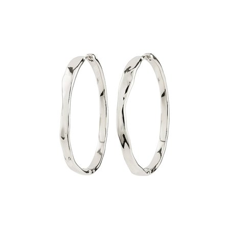 Pilgrim Ember Hoop Øreringe Sølvbelagt, Tøj & Bolig, Smykker, Øreringe