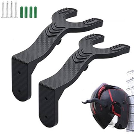 ING Hjelmholder - Hjelm- og knagerække med kroge - Hjelmholder - Motorcykelhjelmholder