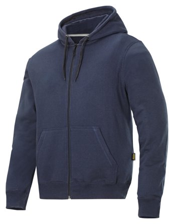 Snickers Workwear 2801 Luvtröja marinblå, med dragkedja Marinblå, Kläder