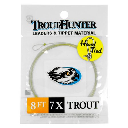 TroutHunter Nylon Leader w/loop 8ft - 1X / 0,26mm
