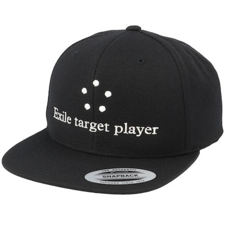 Gamerz - Noir snapback Casquette - Exile Target Player Black Snapback @ Hatstore