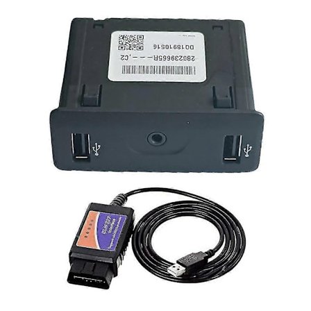 Bil Carplay Android Auto USB-adapter med OBD-værktøj Kompatibel med Renault 280239665R 280236887R-WELLNGS