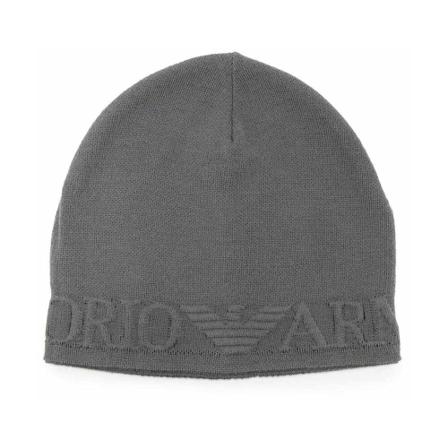 Emporio Armani Beanies , Grijs , Heren , Maat: M Hoeden