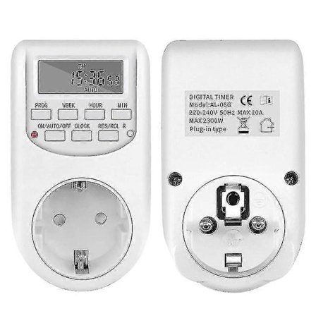 EU Stik Timer Switch Energibesparende Digital Køkken Timer Stikkontakt Uge Time Programmerbar Timing Socket