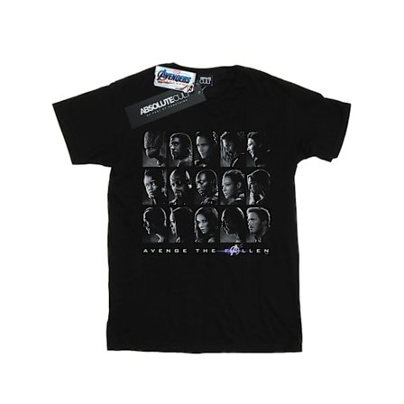 Marvel Mens Avengers Endgame The Fallen Heroes T-Shirt L Svart