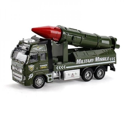 Die-cast Metal Realistisk Militær Missil Lastbil Legetøj