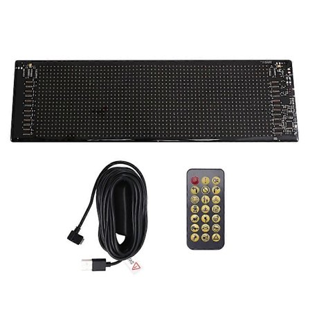 USB Bil Lastbil Display Skærm 20x64 LED Matrix Pixel Panel Lys