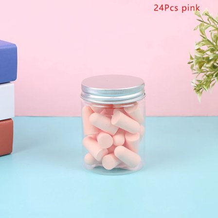 24/60/120 kpl Nukkumisäänenvaimennustulpat 35,5 db Korvatulpat Melunesto Äänieristys Suojaava turvallisuus