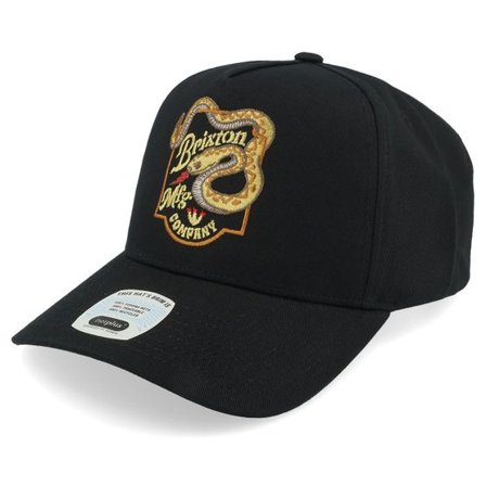 Brixton - Svart Keps - Rothwell Black A-Frame Adjustable @ Hatstore